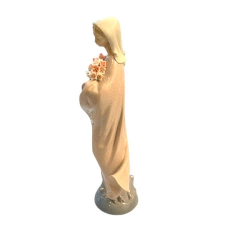 Retired Lladro 5171 Our Lady With Flowers Figurine Vicente Martinez 12.5" VTG - Picture 6 of 8
